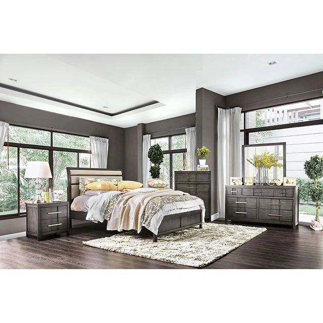 Berenice Dresser White, Gray, & Espresso