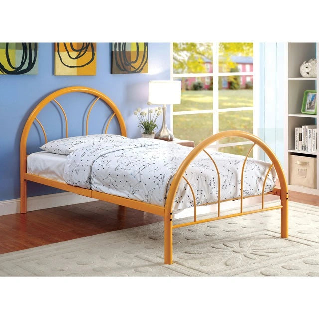 Rainbow Full Bed Black, White, Silver, Black, & Green