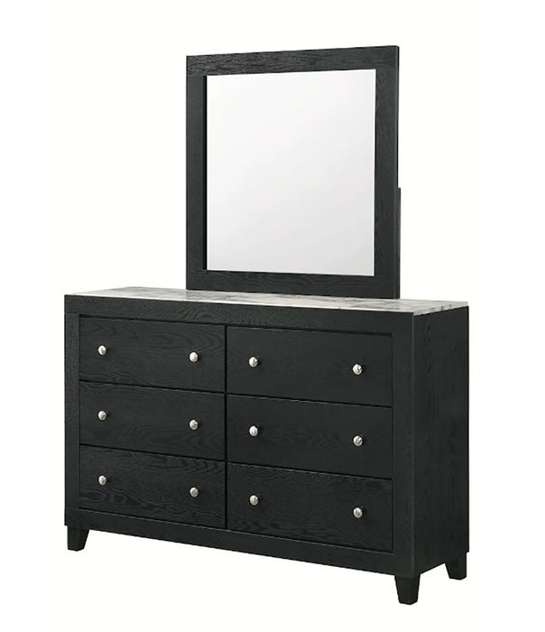 Crown Mark Furniture Cadence Dresser Mirror in Black