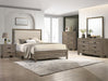 MILLIE TWIN UPHOLSTERY BED ONE BOX -GREY image