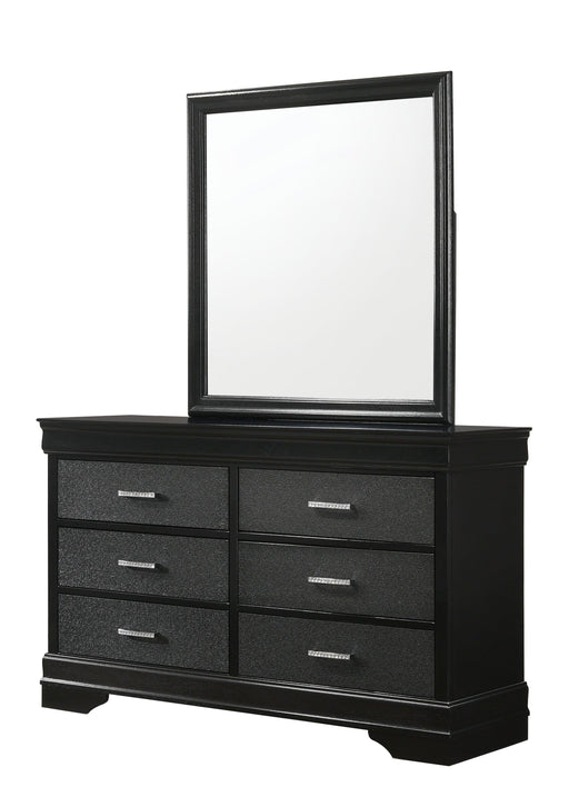 AMALIA BEDROOM MIRROR BLACK image