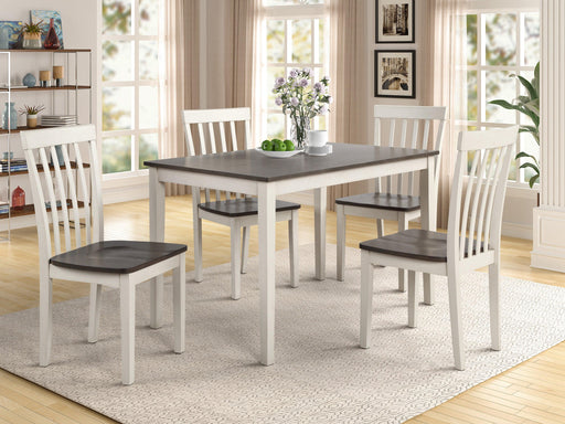 BRODY 5-PK DINETTE WHITE/GREY image