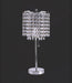 CHROME TABLE LAMP 19 H image