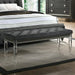 Crown Mark Giovani Upholstered Bench in Dark Silver B7900-94 image