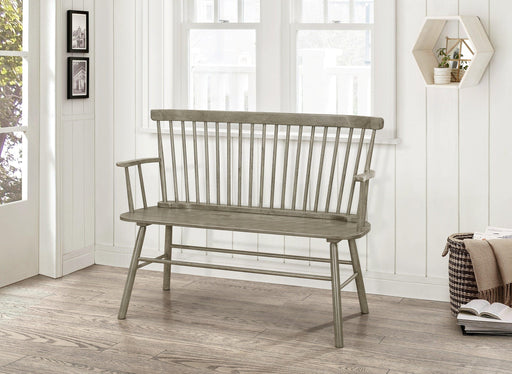 JERIMIAH SPINDLEBACK BENCH GREY image