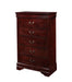 LOUIS PHILIP 5-D CHEST CHERRY image