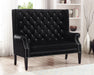 ODINA LOVESEAT CHAIR BLACK image