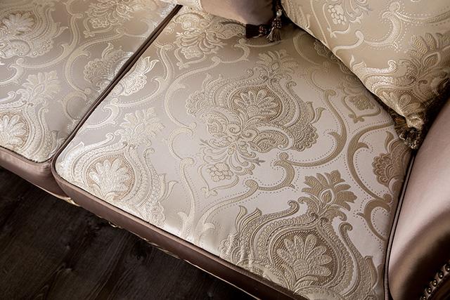 Albacete Loveseat Campage & Walnut - Las Palmas Furniture (Salinas,CA)