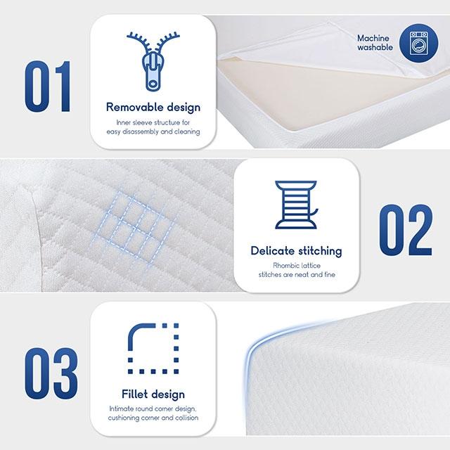 Artemisia 6" Full, Queen, & Twin Memory Foam Mattress - Las Palmas Furniture (Salinas,CA)