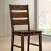 Dulce Walnut Side Chair (2/CTN) - Las Palmas Furniture (Salinas,CA)