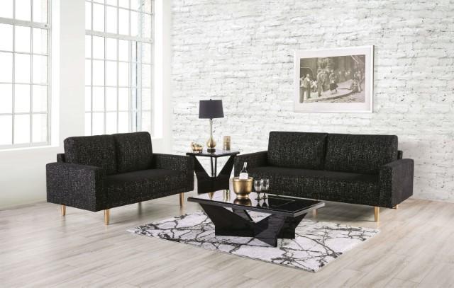 ELVERUM Loveseat, Black