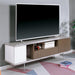 BLAIR 70" TV Console, White/Champagne/Gray - Las Palmas Furniture (Salinas,CA)