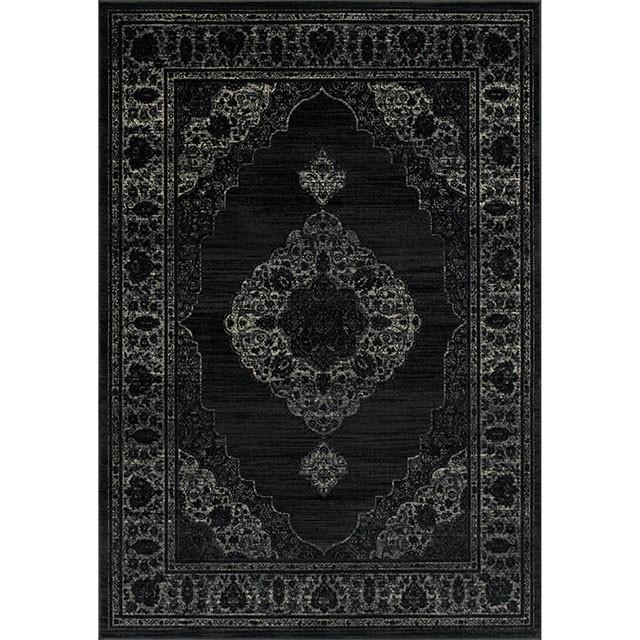 Kozlu Dark Gray 5' X 7' Area Rug - Las Palmas Furniture (Salinas,CA)