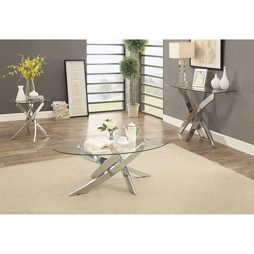 LAILA Chrome Coffee Table image