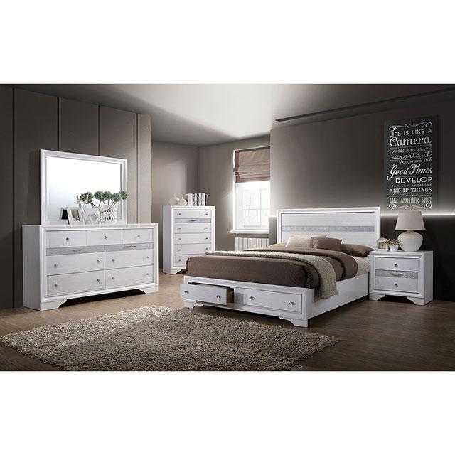Chrissy 4 Piece & 5 Piece Queen Bedroom Set