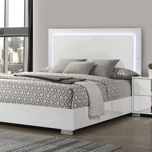 Sinistra Bed Beige, Black, White