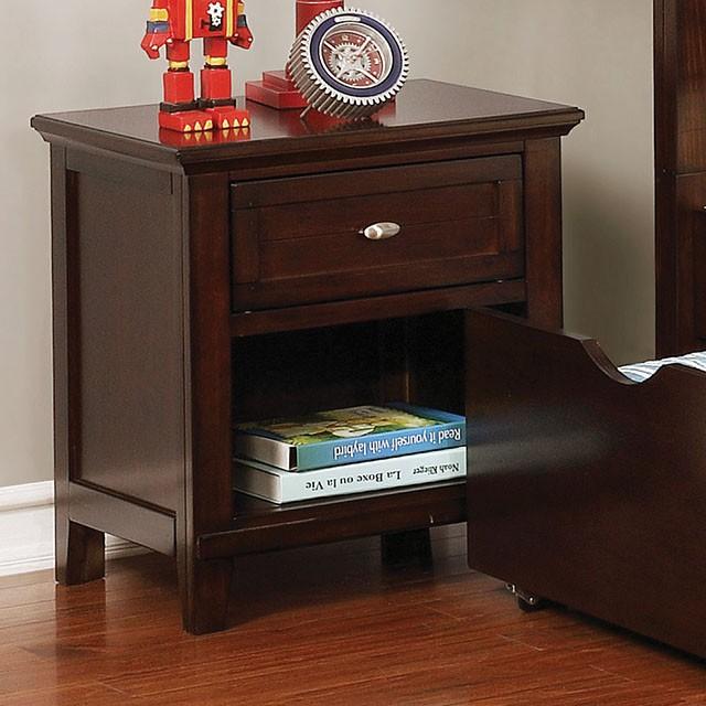 Brogan Brown Cherry Night Stand image