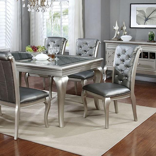 Amina Champagne Dining Table - Las Palmas Furniture (Salinas,CA)