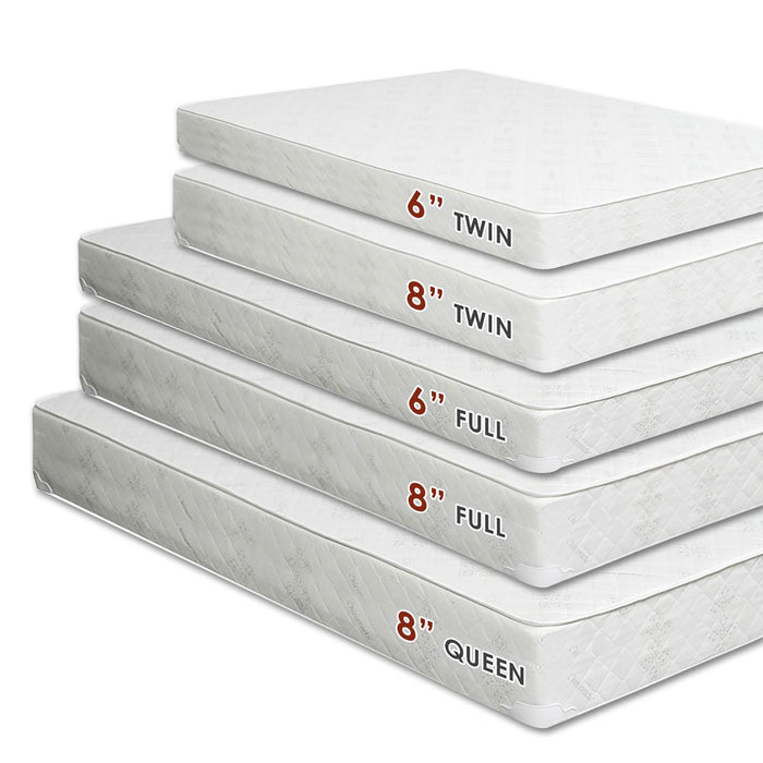 Daisy White 6" Bunkie Board Combo Mattress - Twin XL - Las Palmas Furniture (Salinas,CA)