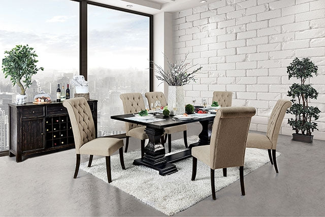 Nerissa 7 Pc Dining Table Set