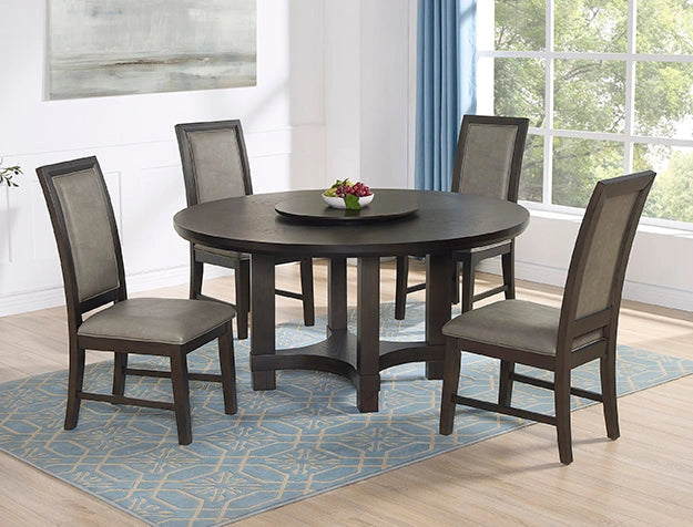 Jeffries Round Table W/Lazy Susan