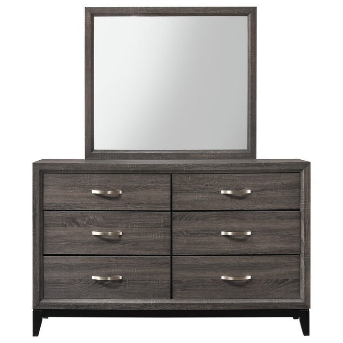 Crown Mark Akerson Mirror in Grey