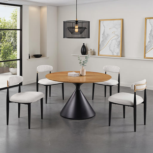 Athan Round Dining Table - Las Palmas Furniture (Salinas,CA)